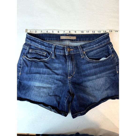 Joe's Jeans Shorts Edlyn Blue Denim Cutoffs Mid-Rise - Size 27 - Picture 3 of 9